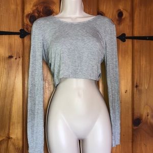 Free People Beach Crop Shirt